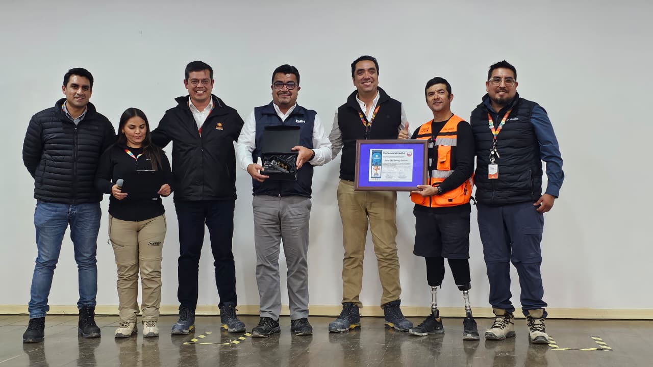Codelco reconoce a EMIN por su desempeño en Seguridad y Salud Ocupacional