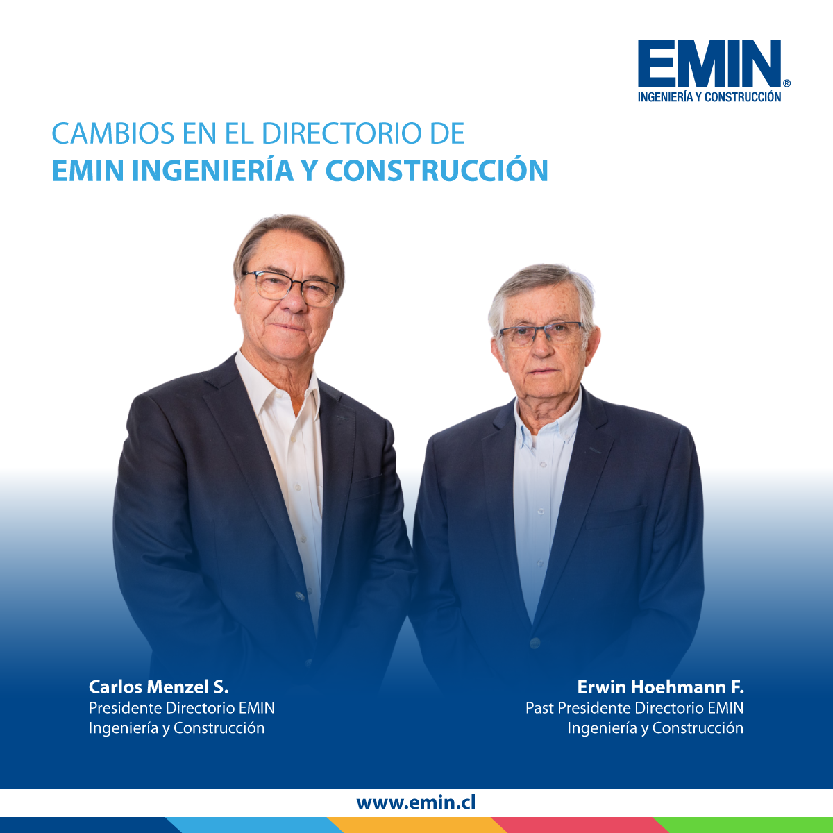 Cambios en el Directorio de EMIN Ingeniería y Construcción